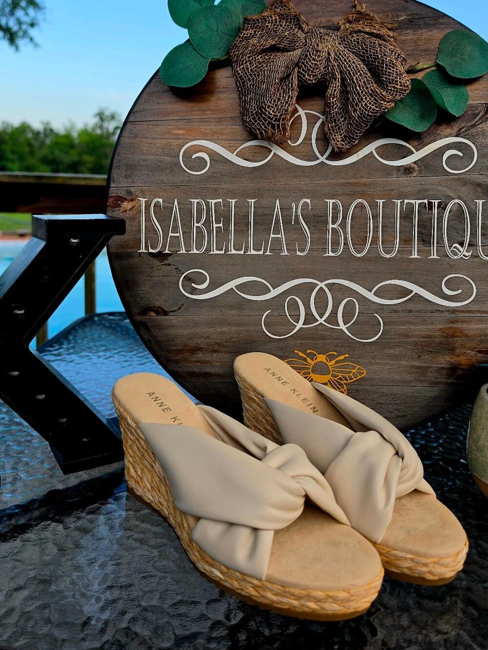 Anne Klein Weslie Espadrille Wedge Sandals
